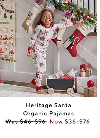 HERITAGE SANTA ORGANIC PAJAMAS