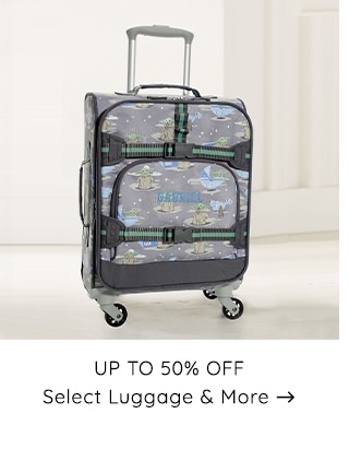 UP TO 50% OFF SELECT LUGGAGE AND MORE