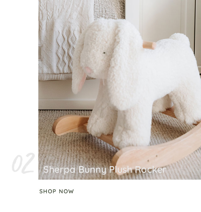 SHERPA BUNNY PLUSH ROCKER