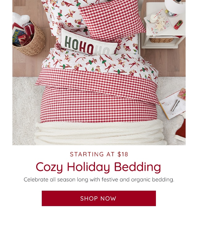 COZY HOLIDAY BEDDING