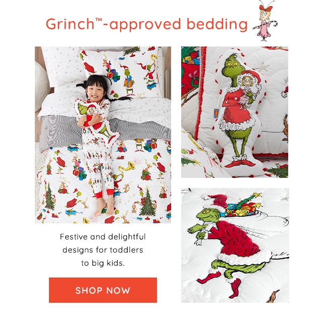 GRINCH APPROVED BEDDING