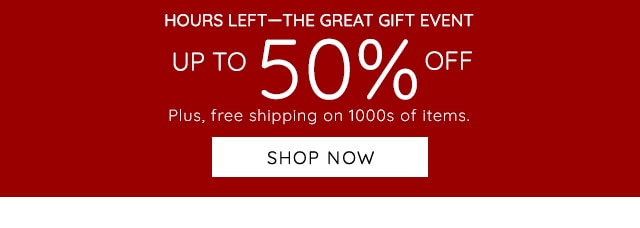 THE GREAT GIFTING EVENT