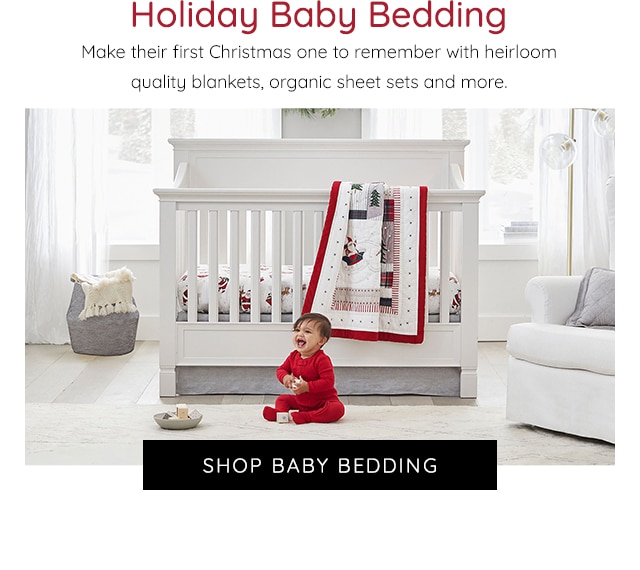 HOLIDAY BABY BEDDING