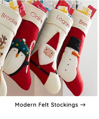 MODERN FELT STOCKINGS