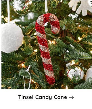 TINSEL CANDY CANE