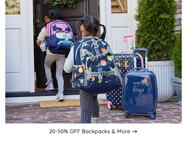 20-50% OFF BACKPACKS & MORE