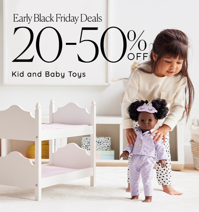 20-50% OFF KID AND BABY TOYS