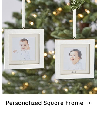 PERSONALIZED SQUARE FRAME ORNAMENT