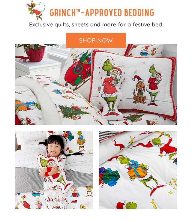 GRINCH APPROVED BEDDING