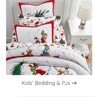 KIDS BEDDING AND PJS