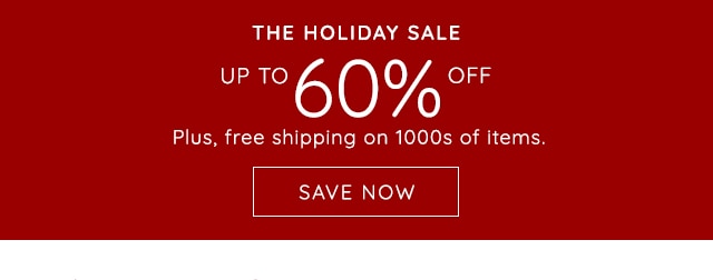 THE HOLIDAY SALE