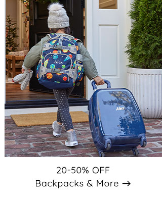 20-50% OFF BACKPACKS & MORE