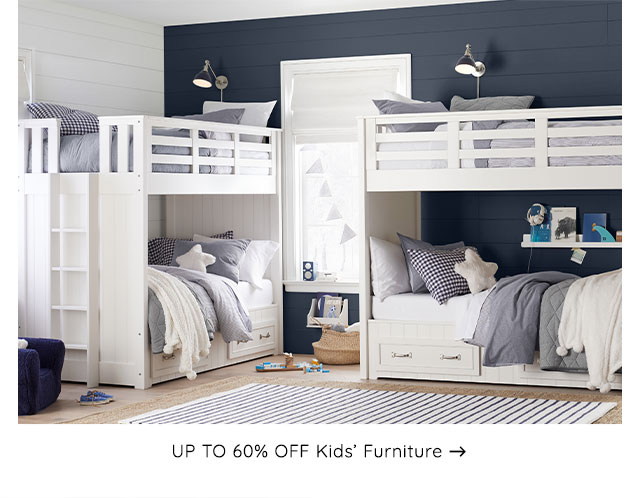 UP TO 60% OFF KIDS' FURNITURE