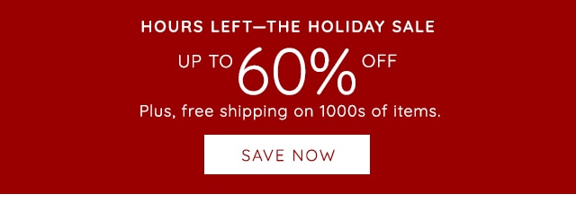 THE HOLIDAY SALE