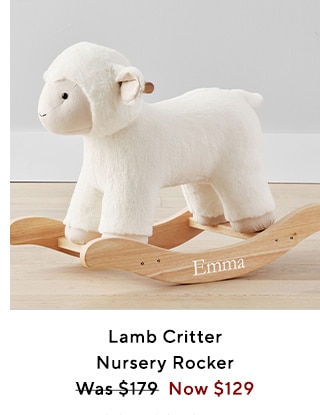 LAMB CRITTER NURSERY ROCKER