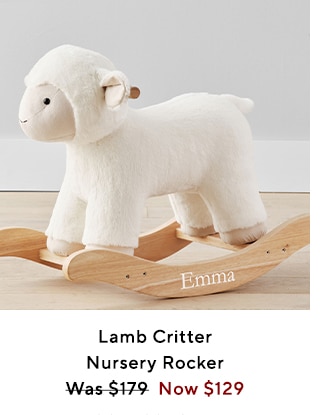 LAMB CRITTER NURSERY ROCKER