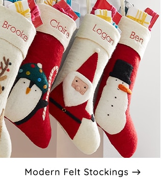 MODERN FELT STOCKINGS