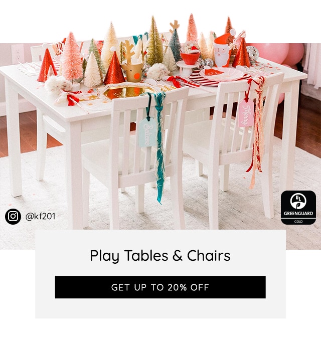 PLAY TABLES AND CHAIRS