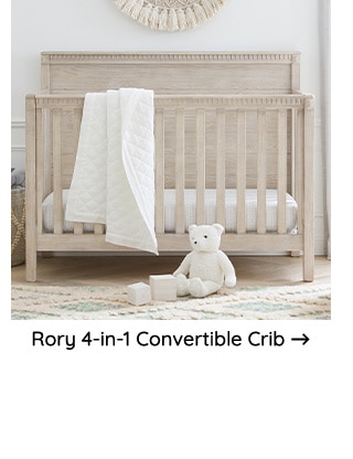 RORY 4 IN 1 CONVERTIBLE CRIB