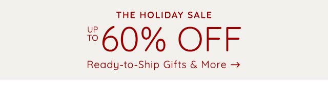 THE HOLIDAY SALE