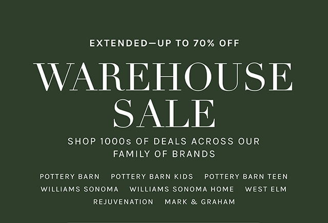 WAREHOUSE SALE