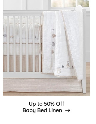  Up to 50% Off Baby Bed Linen 