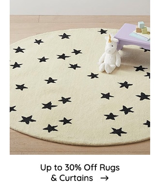  Up to 30% Off Rugs Curtains - 