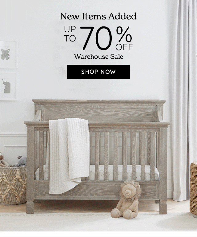 WAREHOUSE SALE: UP TO 70% OFF