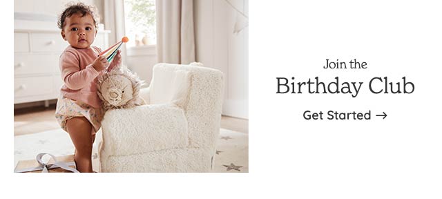 Join the Birthday Club - Get Started 