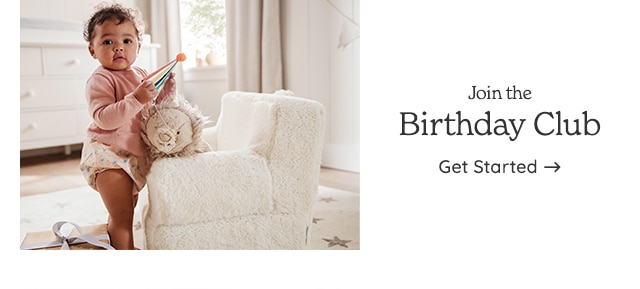 Join the Birthday Club R Get Started - 