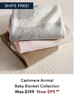 ELIES FREE' Cashmere Animal Baby Blanket Collection Was$199 Now $99. 