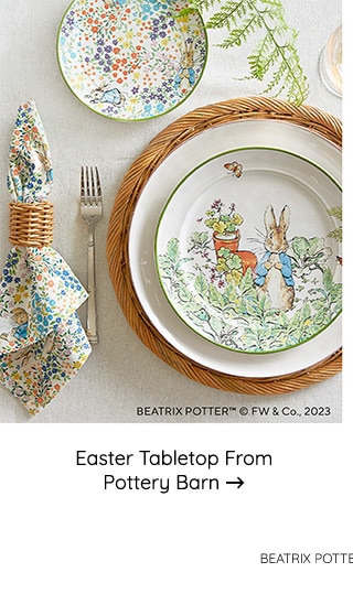 EASTER TABLETOP FROM POTTERY BARN