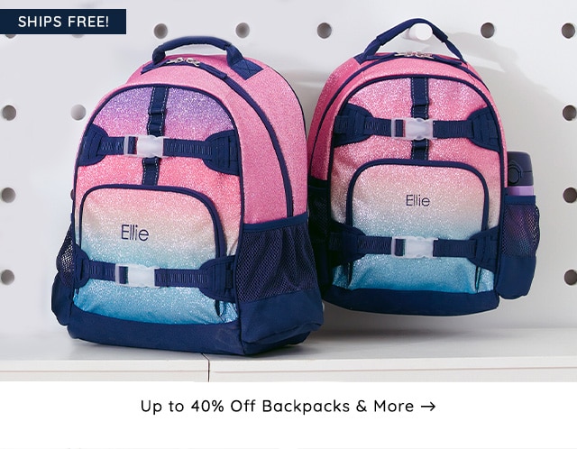 UP TO 40% OFF BACKPACKS & MORE