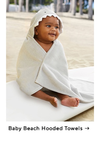 BABY BEACH HOODED TOWELS