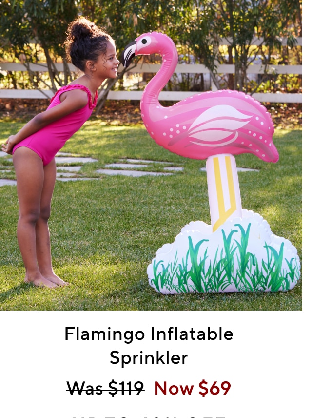 FLAMINGO INFLATABLE SPRINKLER