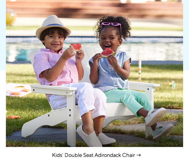  Kids' Double Seat Adirondack Chair - 