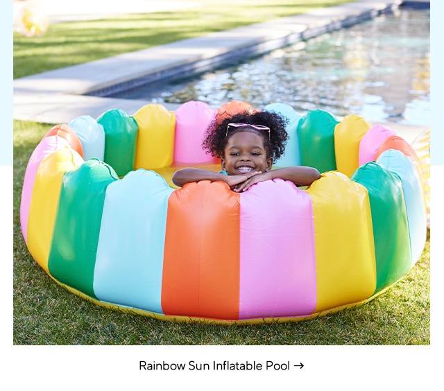  Rainbow Sun Inflatable Pool 