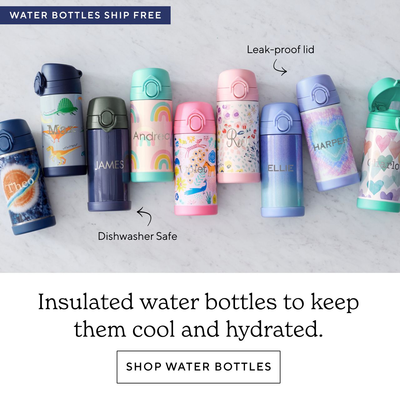 SHOP WATER BOTTLES