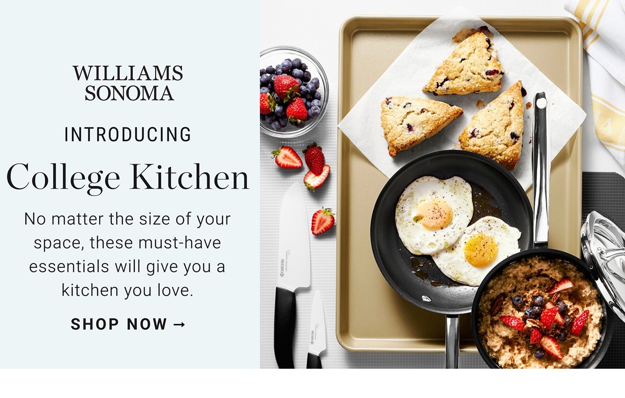 WILLIAMS SONOMA - INTRODUCING COLLEGE KITCHEN