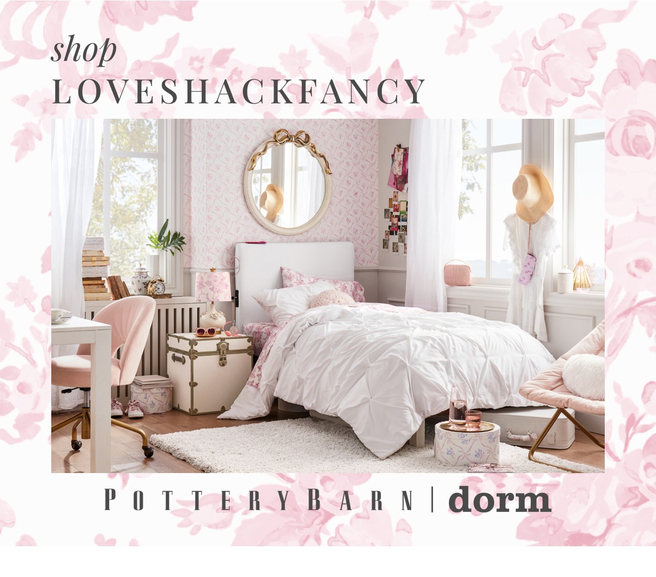 SHOP LOVESHACKFANCY - POTTERY BARN DORM