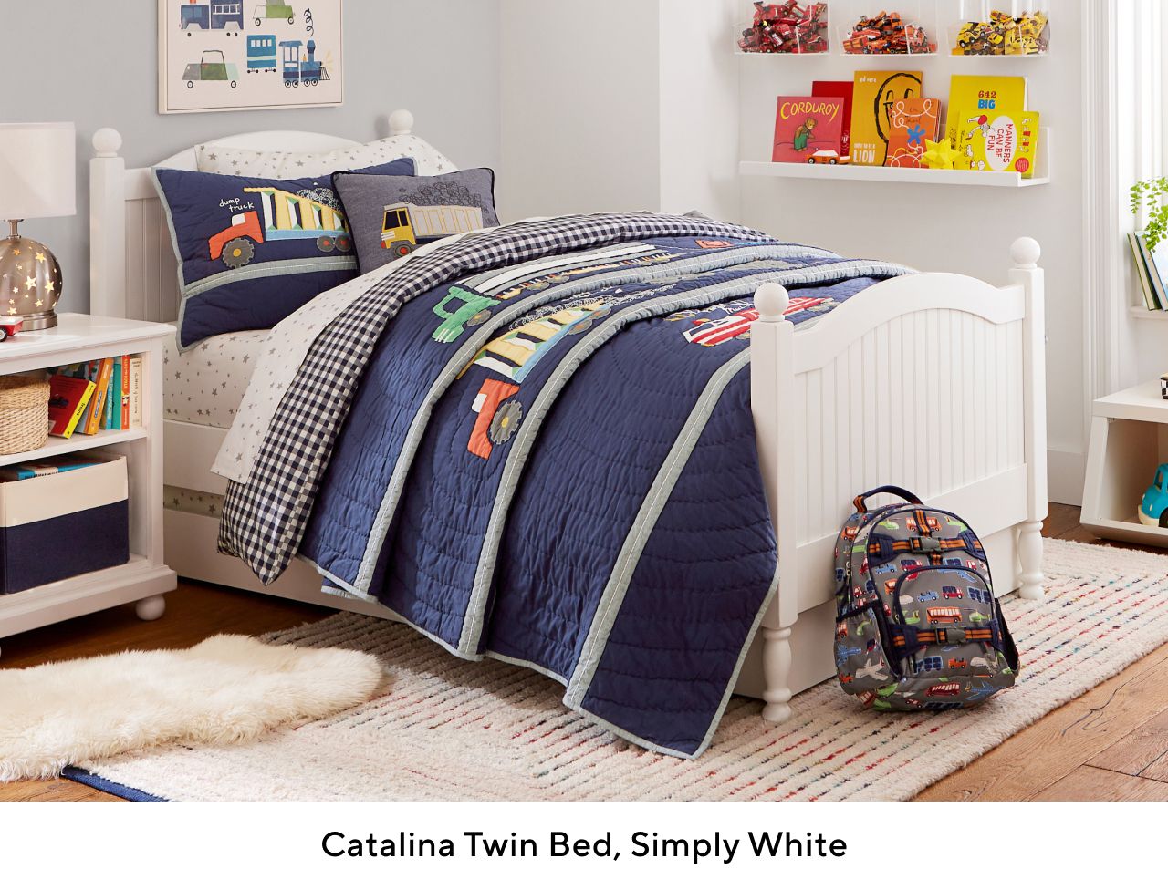 CATALINA TWIN BED, SIMPLY WHITE