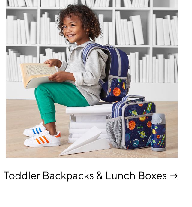 TODDLER BACKPACKS & LUNCH BOXES