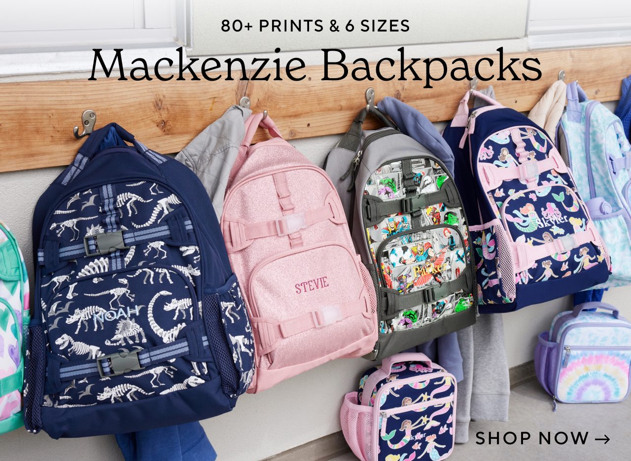 Mackenzie Lavender Floral Blooms Backpacks