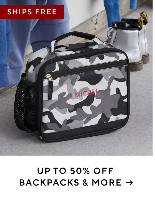 UP TO 50% OFF BACKPACKS AND MORE