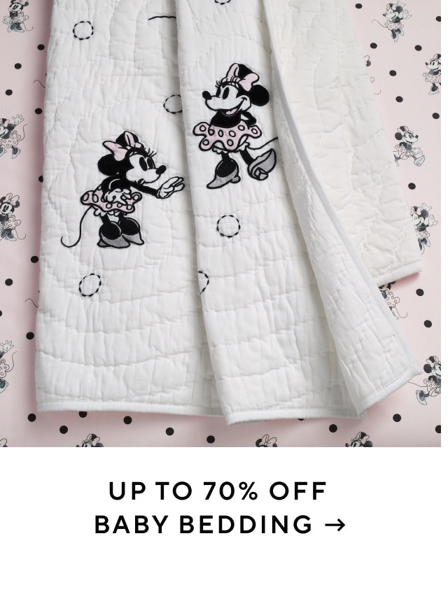 UP TO 70% OFF BABY BEDDING