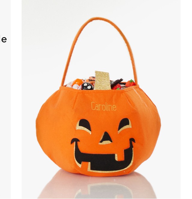 PUMPKIN GLITTER TREAT BAG