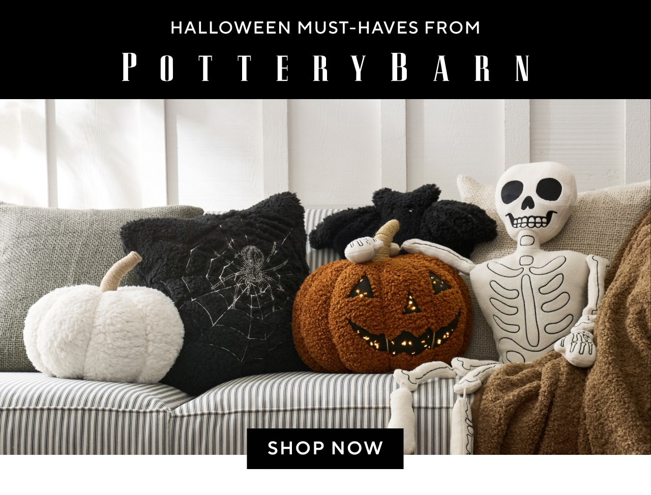 HALLOWEEN MUST-HAVES FROM POTTERY BARN