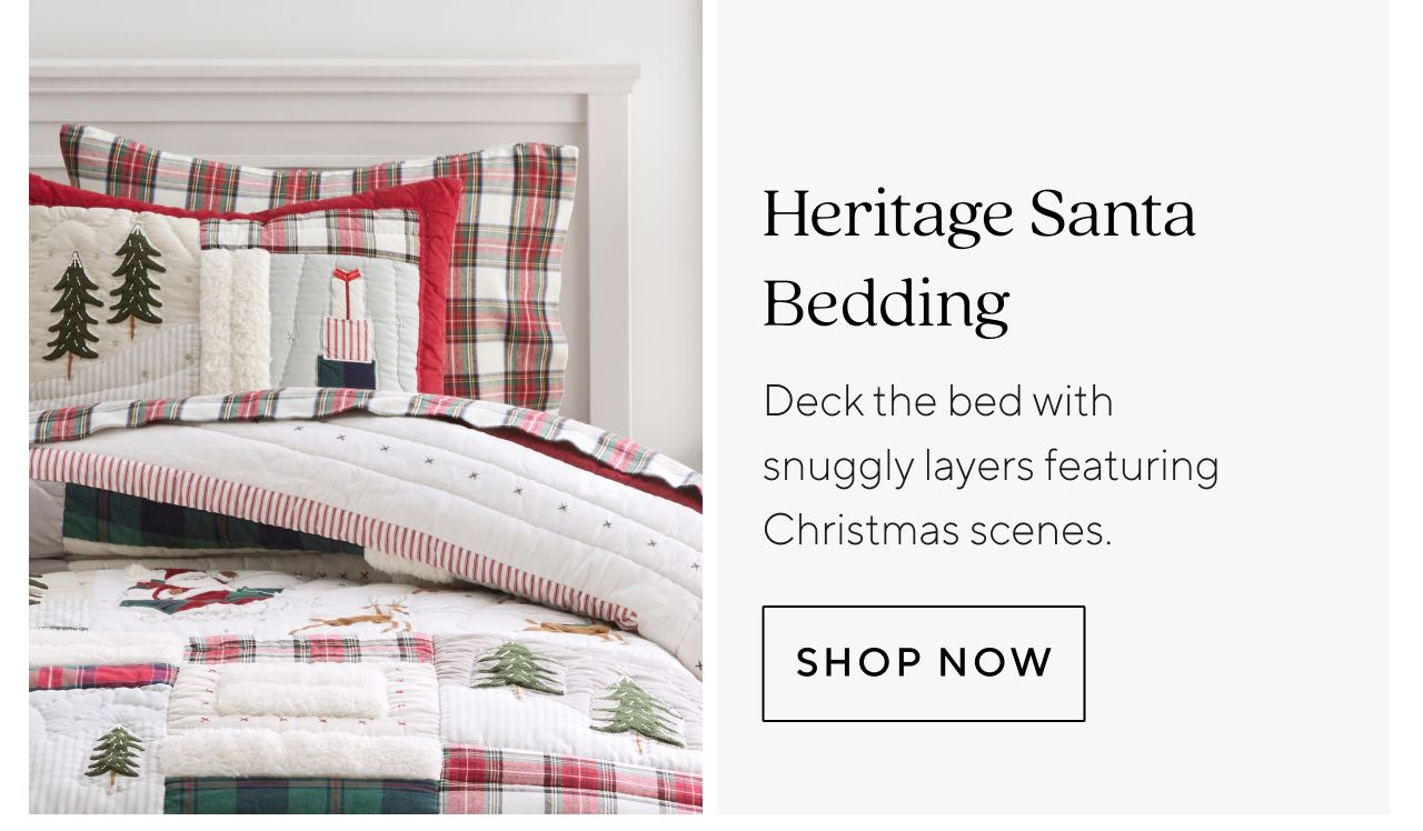 HERITAGE SANTA BEDDING