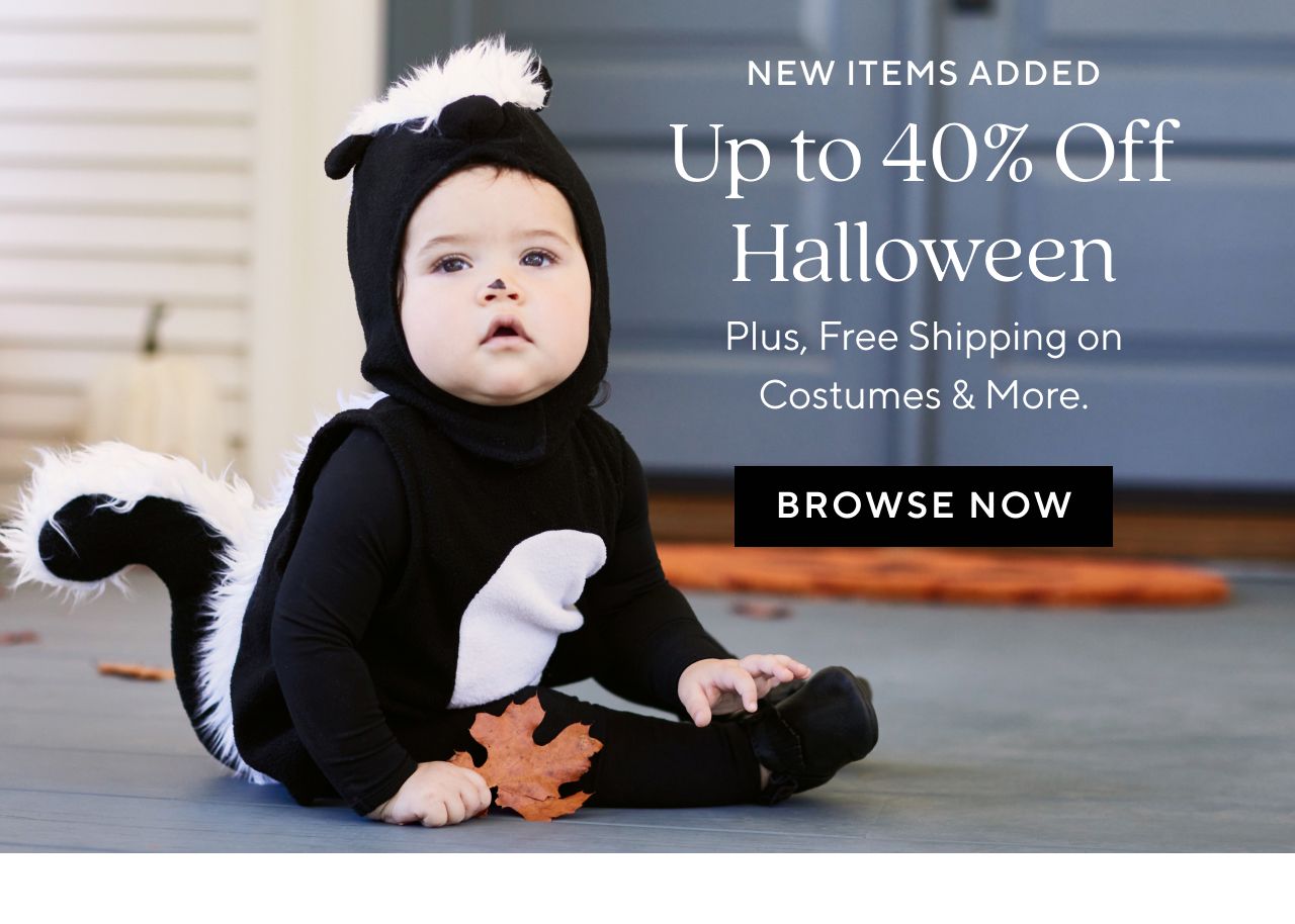 UP TO 40% OFF HALLOWEEN