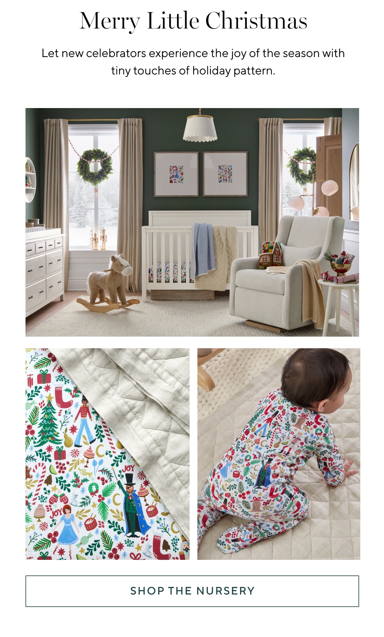 MERRY LITTLE CHRISTMAS - SHOP THE NURSERY